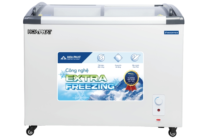 Tủ đông trưng bày Hòa Phát Inverter 451 lít HSF AD8451.C
